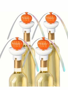 WarmHaven Fly Fans 4PCS Mini Portable Battery Fly Repellent Fans Pumpkin Orange